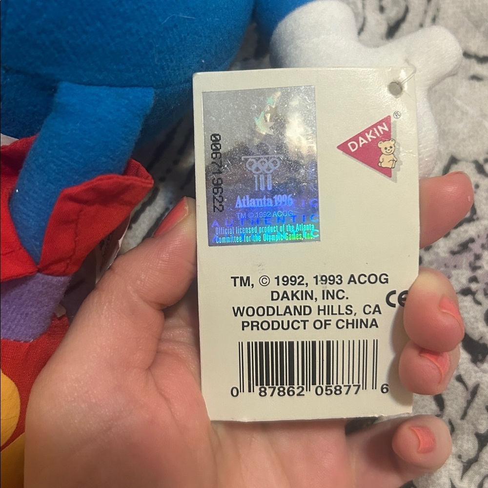 1996 Olympics mascot plush Atlanta Dakin Izzy - Picture 3 of 8